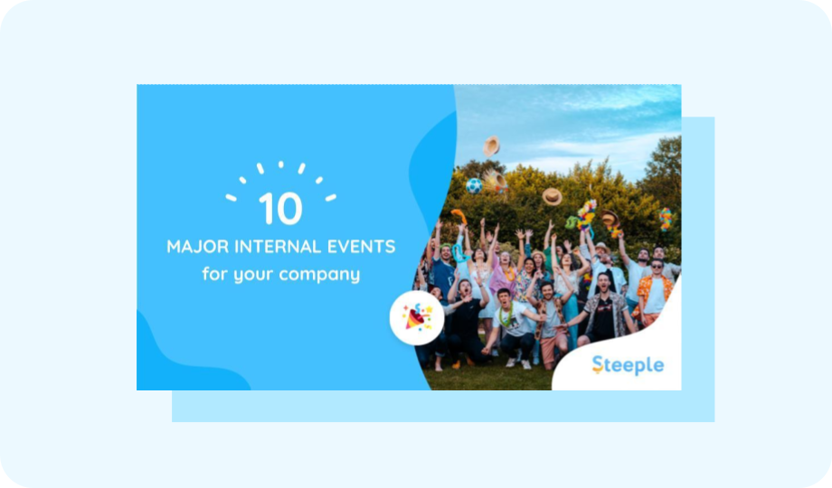 10 major internal events for your company