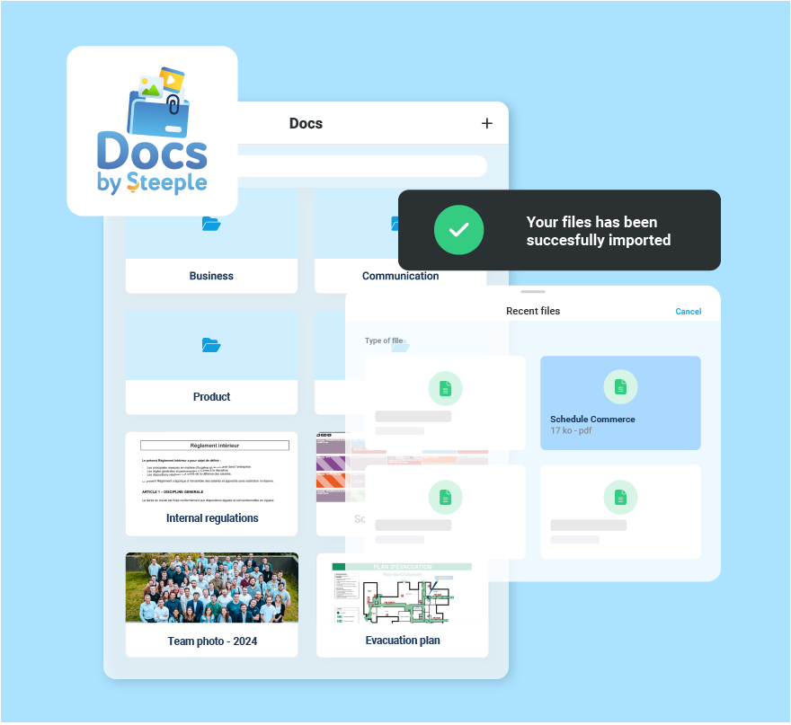 interfaccia della soluzione app docs