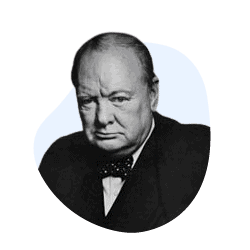 Fotografía de Winston Churchill.