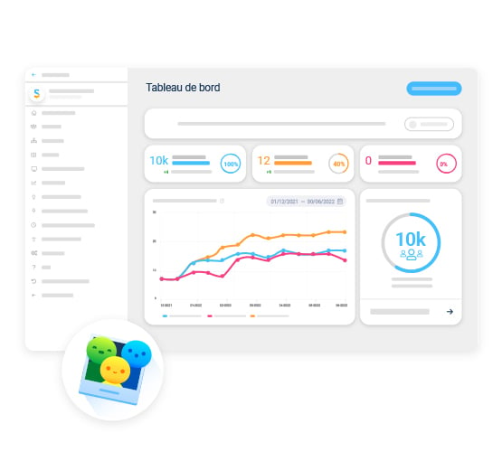 tableau de bord fonctionnalite statistiques steeple