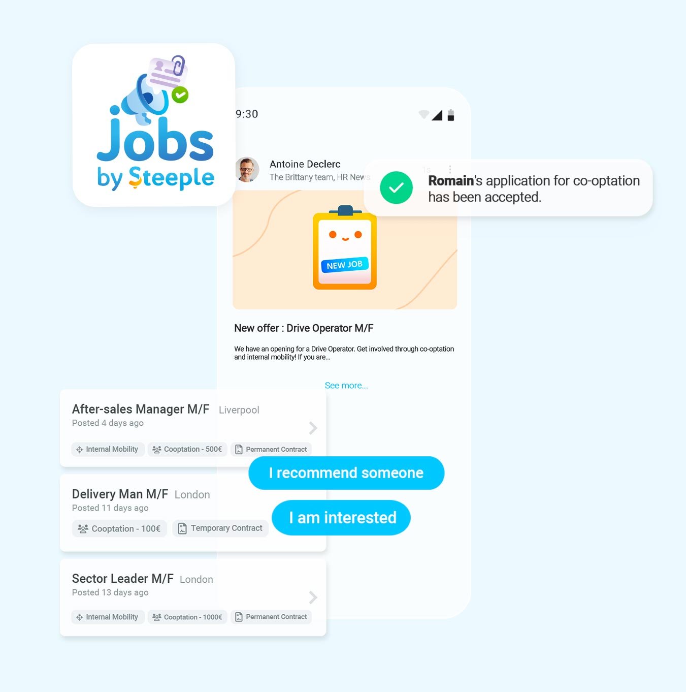 app jobs solution interface