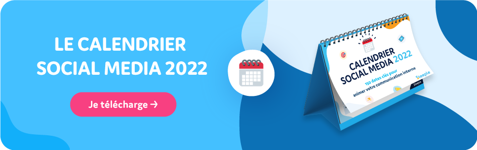 calendrier steeple social media 2022